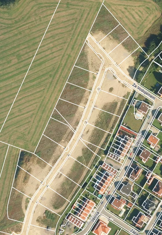 Situační plán Stavební parcely Nasavrky